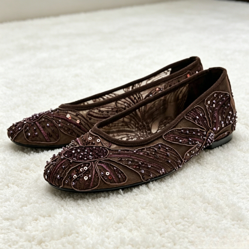 Women'S Shoes Round Toe - Luxury Designer Ballet Flats for Women