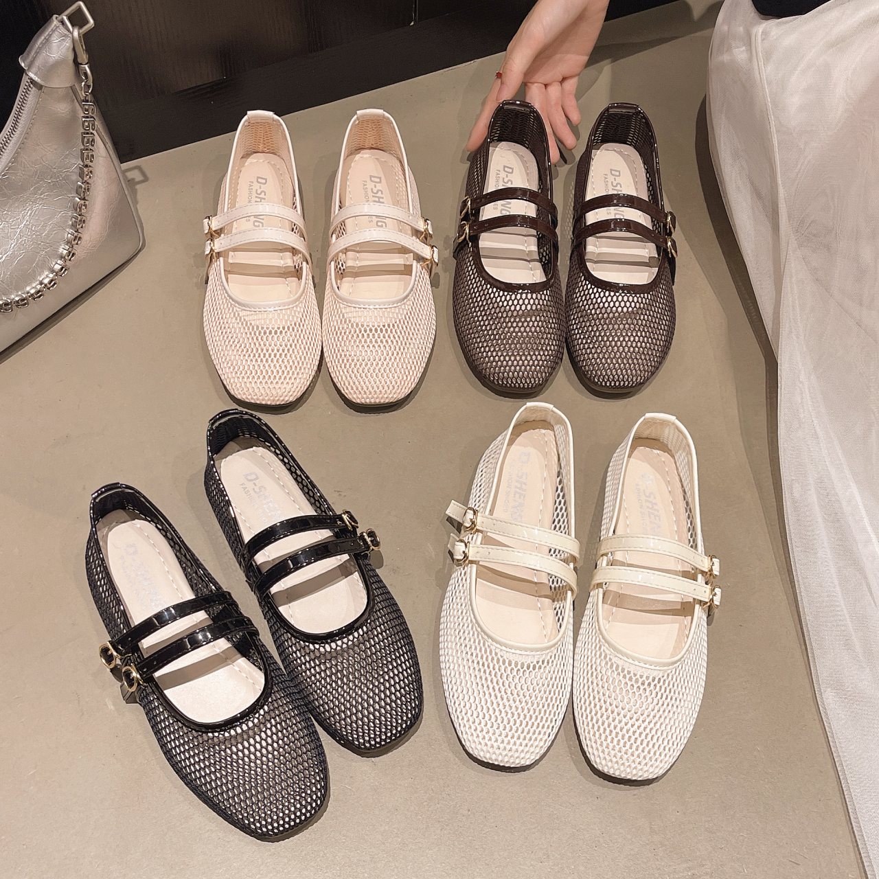 Women'S Shoes Round Toe - Breathable Women's Shallow-mouth Single Shoes, 2026