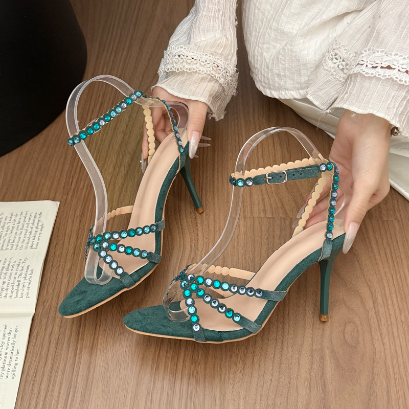 2026 Spring/Summer New Water D - Metallic Heel Sandal reseña y precio