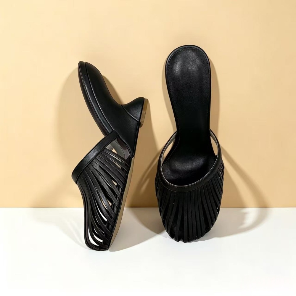2026 Summer Women Metallic Str - Metallic Heel Sandal reseña y precio