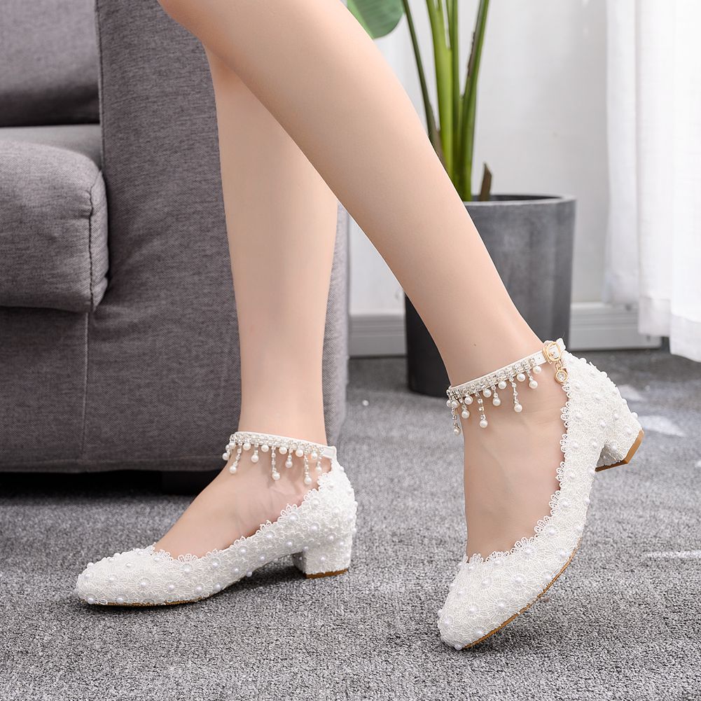 Women's Closed Toe Low Chunky  - Women'S Shoes Round Toe reseña y precio