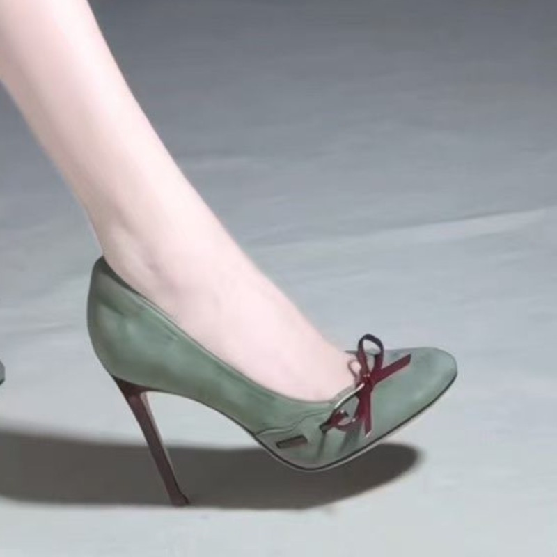 Temperament Super High Heel Si - Women'S Shoes Round Toe reseña y precio