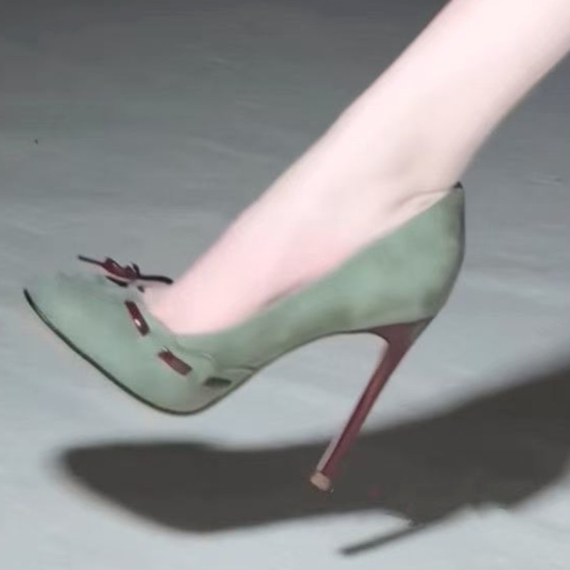 Temperament Super High Heel Si - Women'S Shoes Round Toe reseña y precio
