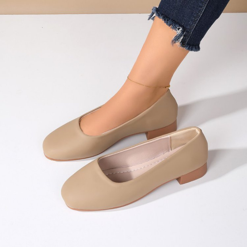 Soft Leather Round Toe Slip-On - Women'S Shoes Round Toe reseña y precio