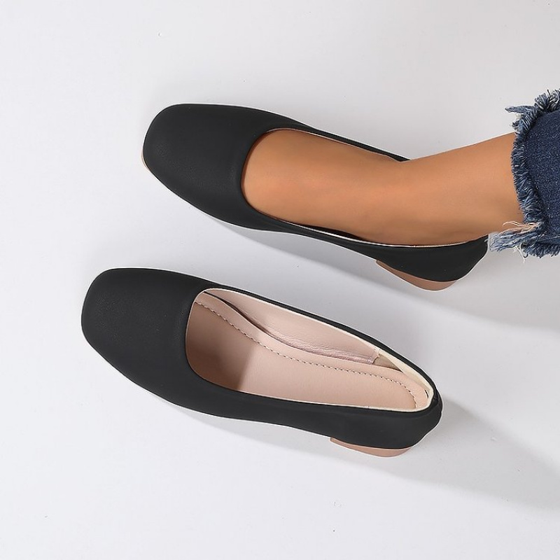 Soft Leather Round Toe Slip-On - Women'S Shoes Round Toe reseña y precio
