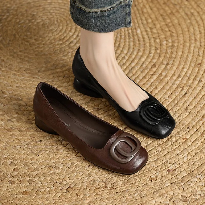 French Style Women Shoes Pumps - Women'S Shoes Round Toe reseña y precio