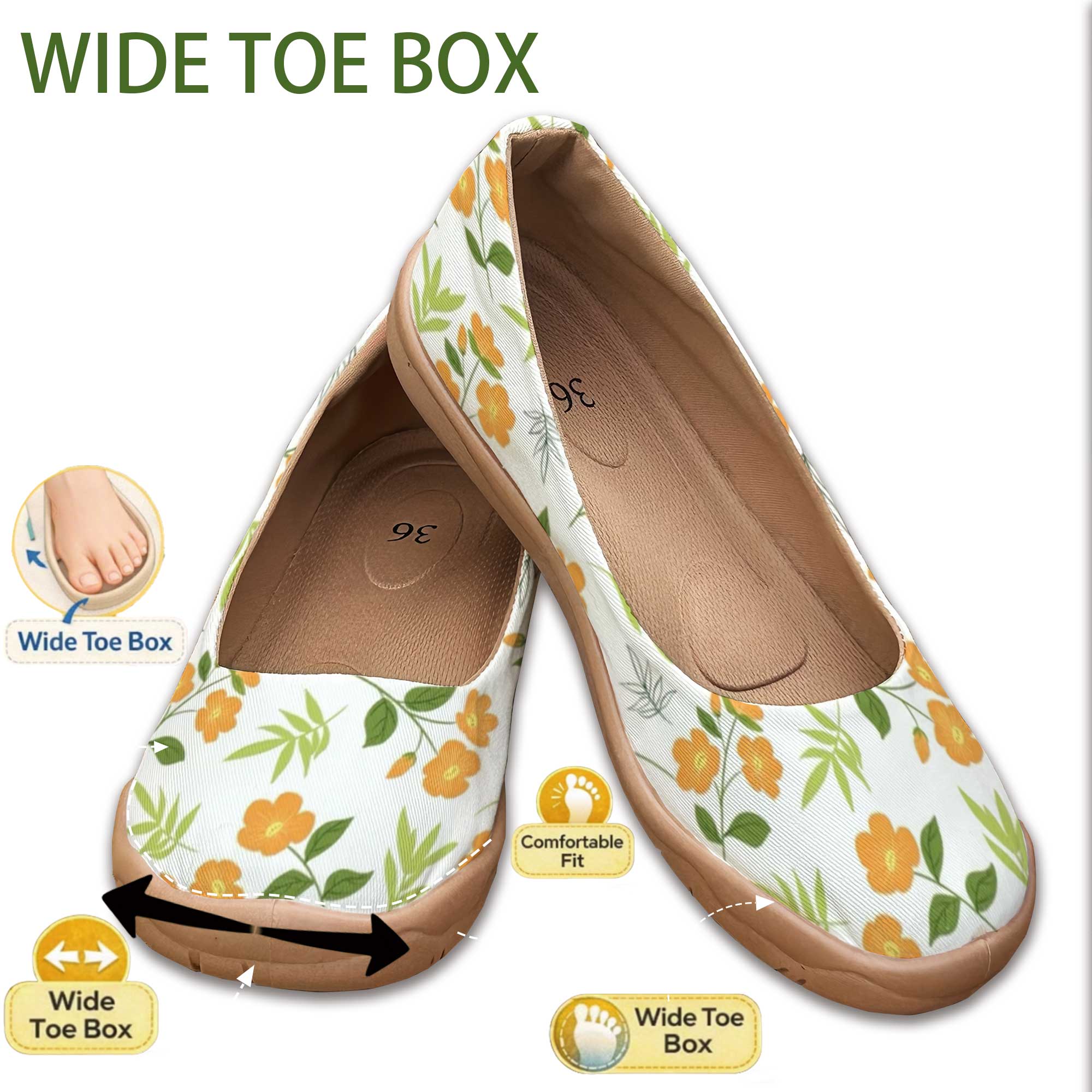 Good News for Wide Feet! Wide- - Women'S Shoes For Wide Feet reseña y precio