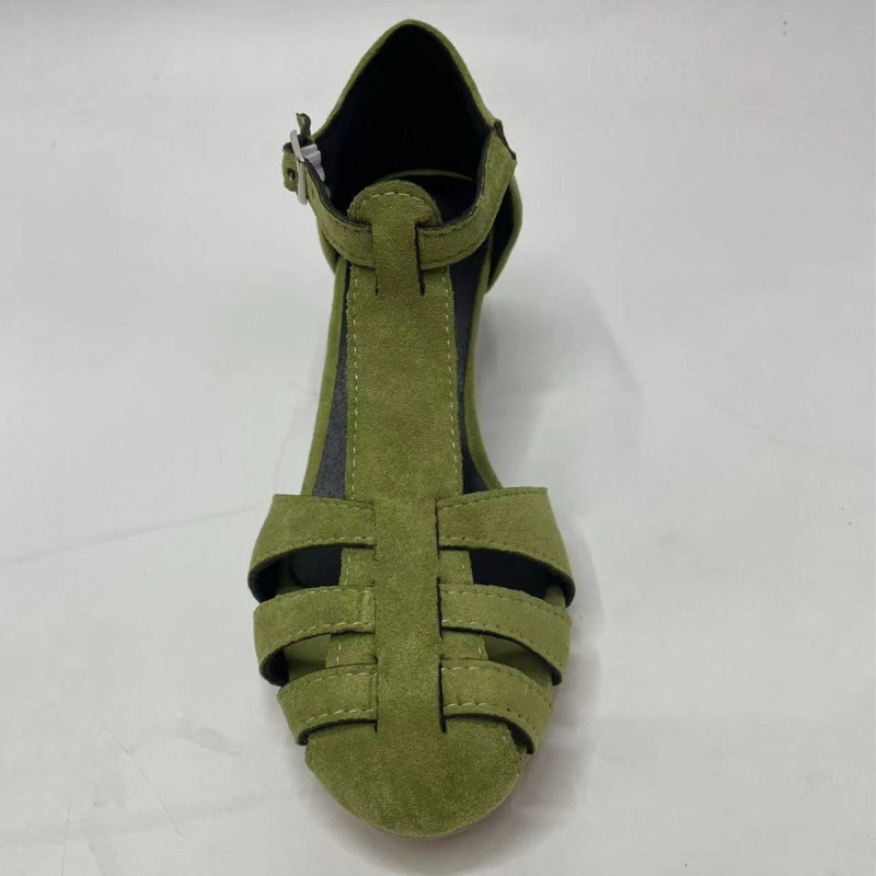 Women's Green Suede Kitten Hee - Women'S Shoes Kitten Heels reseña y precio