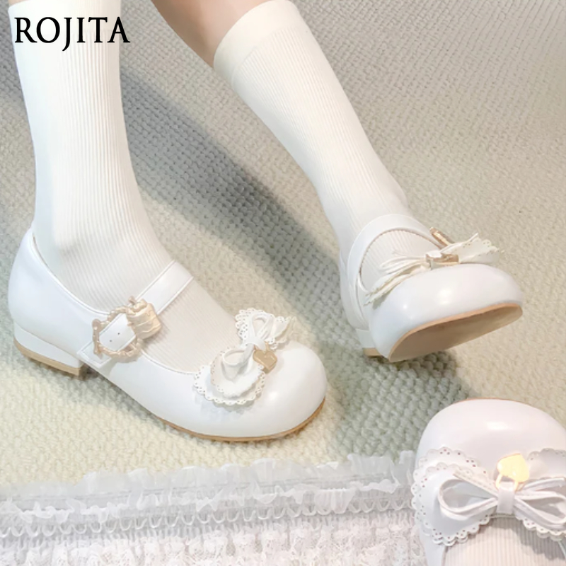 Women's Shoes Bowknot Lolita S - Women'S Shoes Round Toe reseña y precio