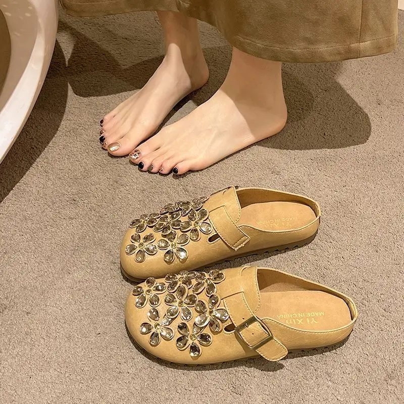 Women's Floral Rhinestone Buck - Women'S Shoes Clogs reseña y precio