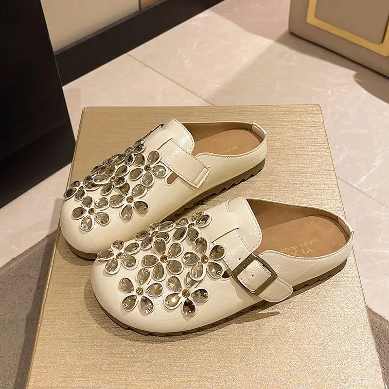 Women's Floral Rhinestone Buck - Women'S Shoes Clogs reseña y precio