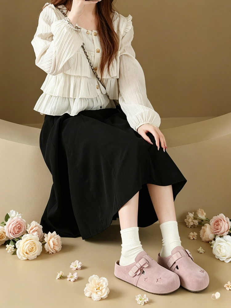 New Star Cutout Bow Mule Slipp - Women'S Shoes For Wide Feet reseña y precio