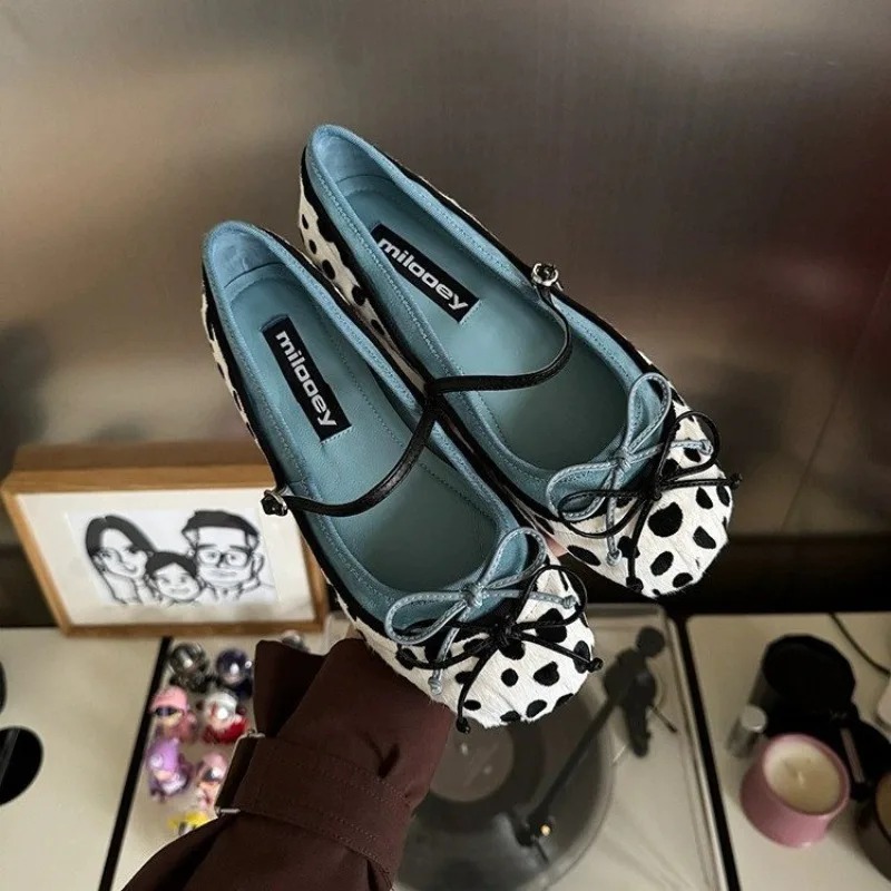 2026French Flat Bottomed Rotun - Women'S Shoes Round Toe reseña y precio