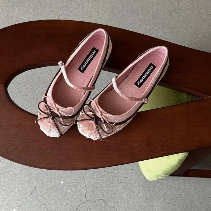 2026French Flat Bottomed Rotun - Women'S Shoes Round Toe reseña y precio