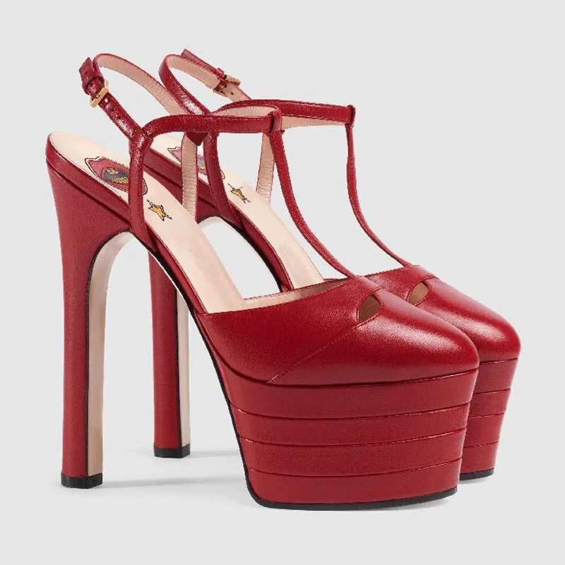 2026 Women's Round Head Sandal - Metallic Heel Sandal reseña y precio