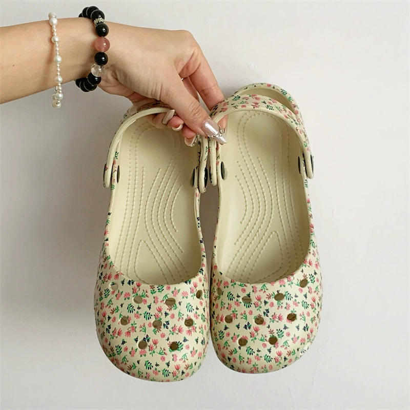 New Summer Floral Girls Ballet - Women'S Shoes Clogs reseña y precio