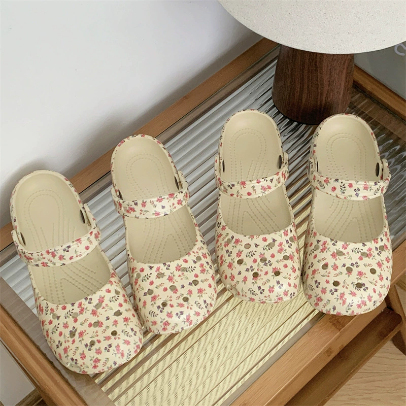 New Summer Floral Girls Ballet - Women'S Shoes Clogs reseña y precio