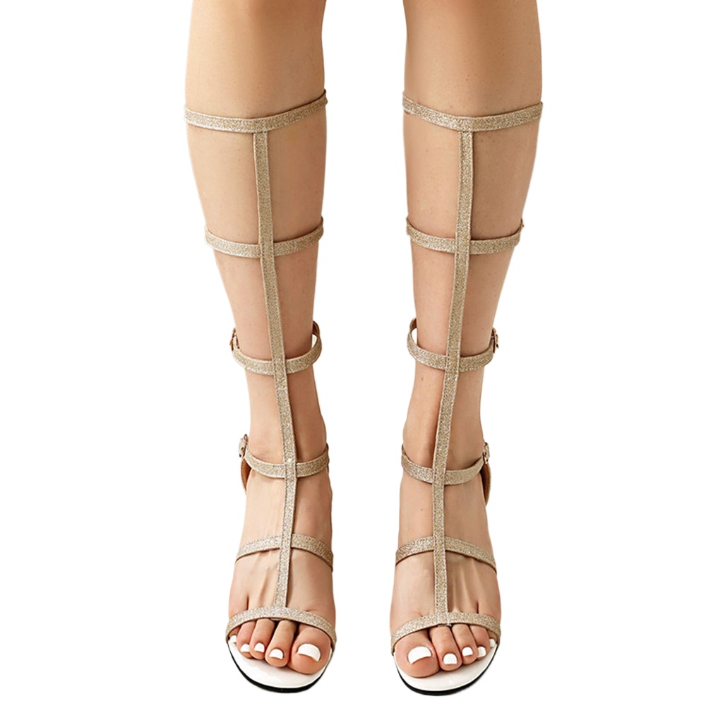 Ladies Strappy Gladiator Sanda - Women'S Shoes For Wide Feet reseña y precio
