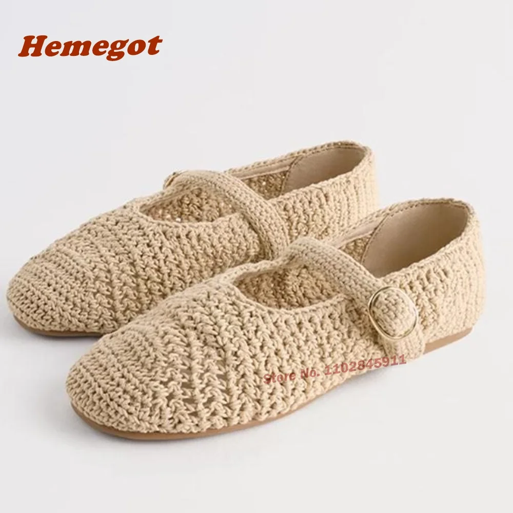 Weaven Hollow Out Pumps Round  - Women'S Shoes Round Toe reseña y precio