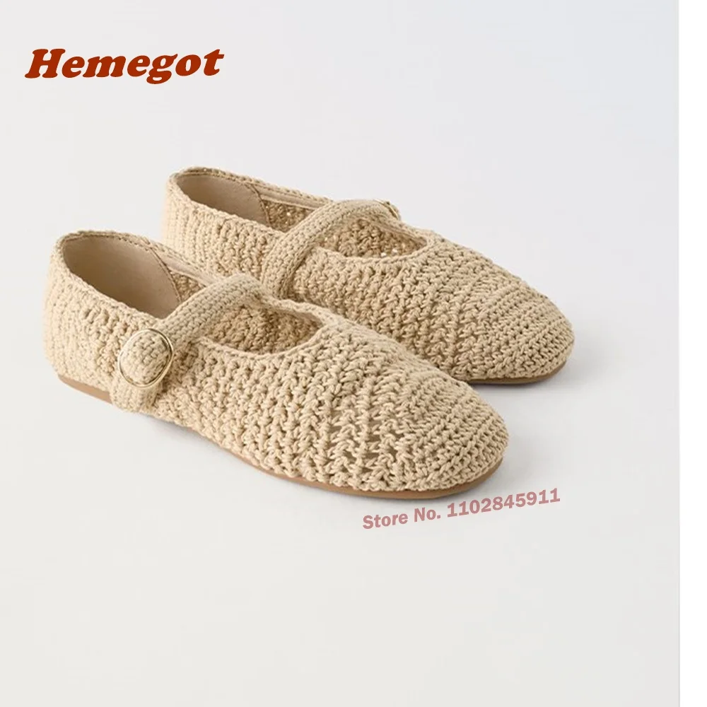 Weaven Hollow Out Pumps Round  - Women'S Shoes Round Toe reseña y precio
