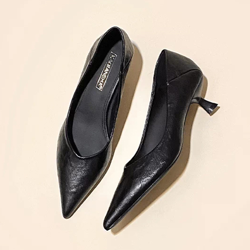 French Elegant Pointed Toe Sof - Women'S Shoes Kitten Heels reseña y precio