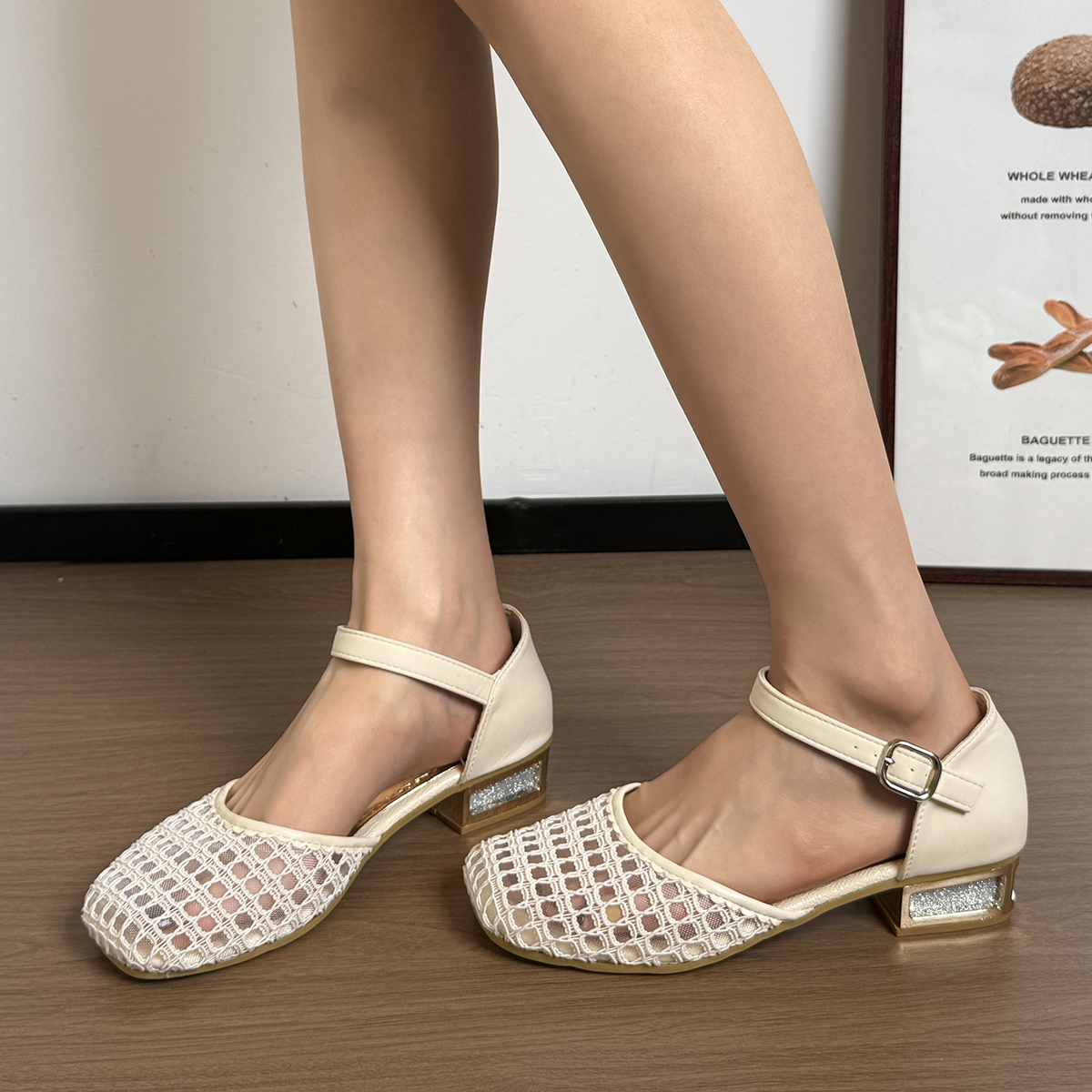 French Single Shoes Women Spri - Women'S Shoes Kitten Heels reseña y precio
