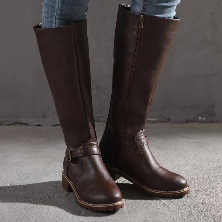 Winter Women's Riding Boots Ro - Knee High Boots Women reseña y precio