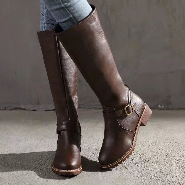 Winter Women's Riding Boots Ro - Knee High Boots Women reseña y precio