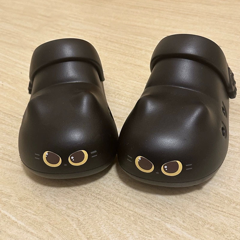 New creative black cat slipper - Women'S Shoes Clogs reseña y precio