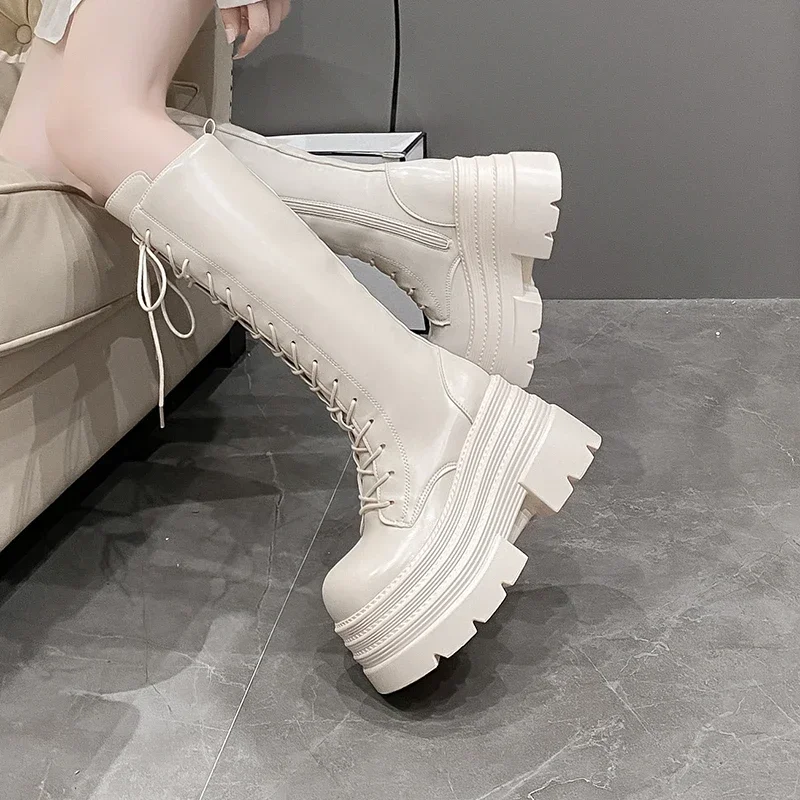 10CM New Women's Roman Long Bo - Knee High Boots Women reseña y precio